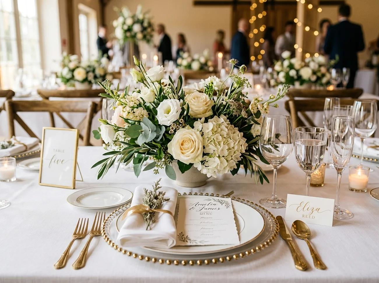 Chiavari chairs set for event